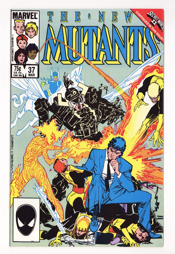 The New Mutants Vol 1 37 High Grade (1986) Direct