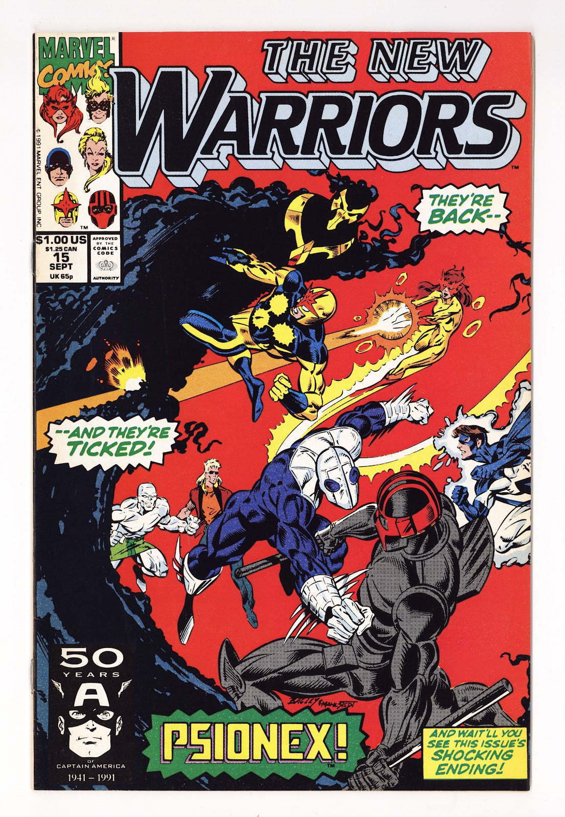 The New Warriors Vol 1 15 High Grade (1991) 