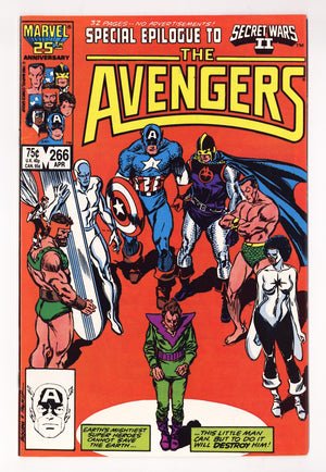The Avengers Vol 1 266 High Grade (1986) Direct
