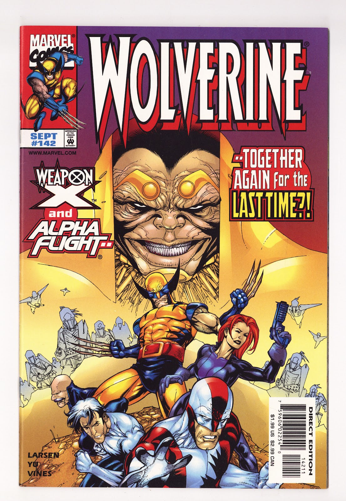 Wolverine Vol 2 142  High Grade   (1999)     