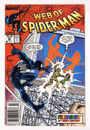 Web of Spider-Man Vol 1 36 FN+ (6.5) (1988) Newsstand