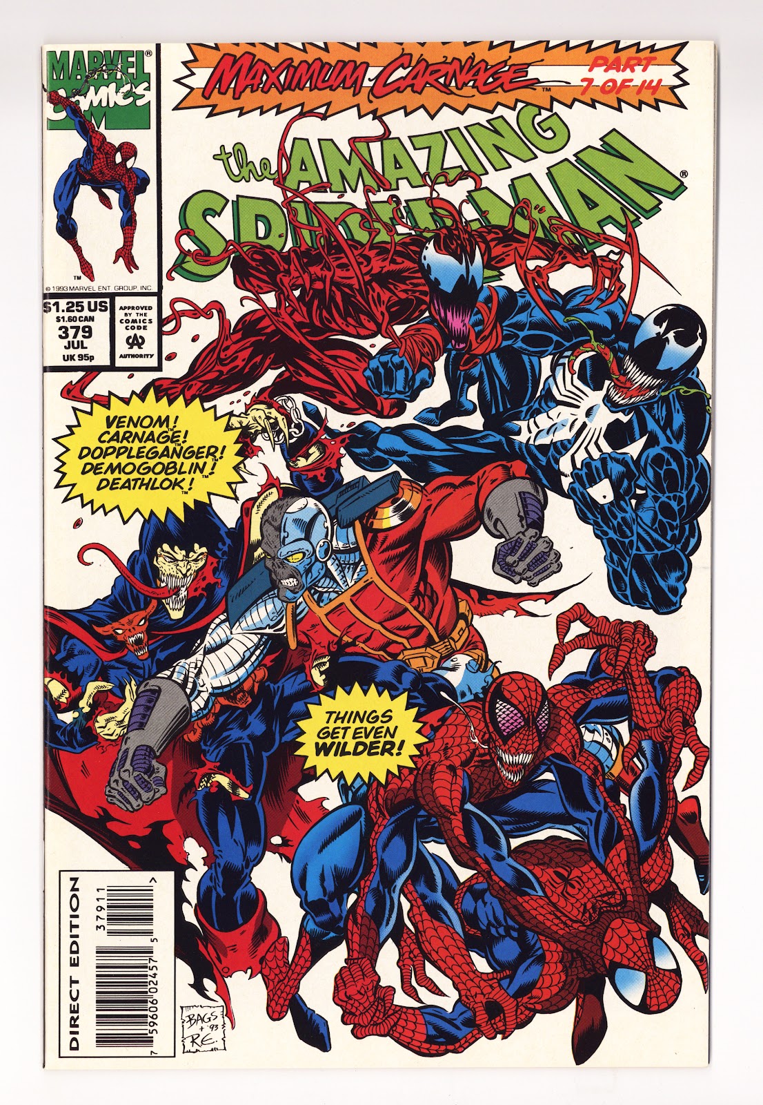 The Amazing Spider-Man Vol 1 379  VF/NM (9.0)   (1993)