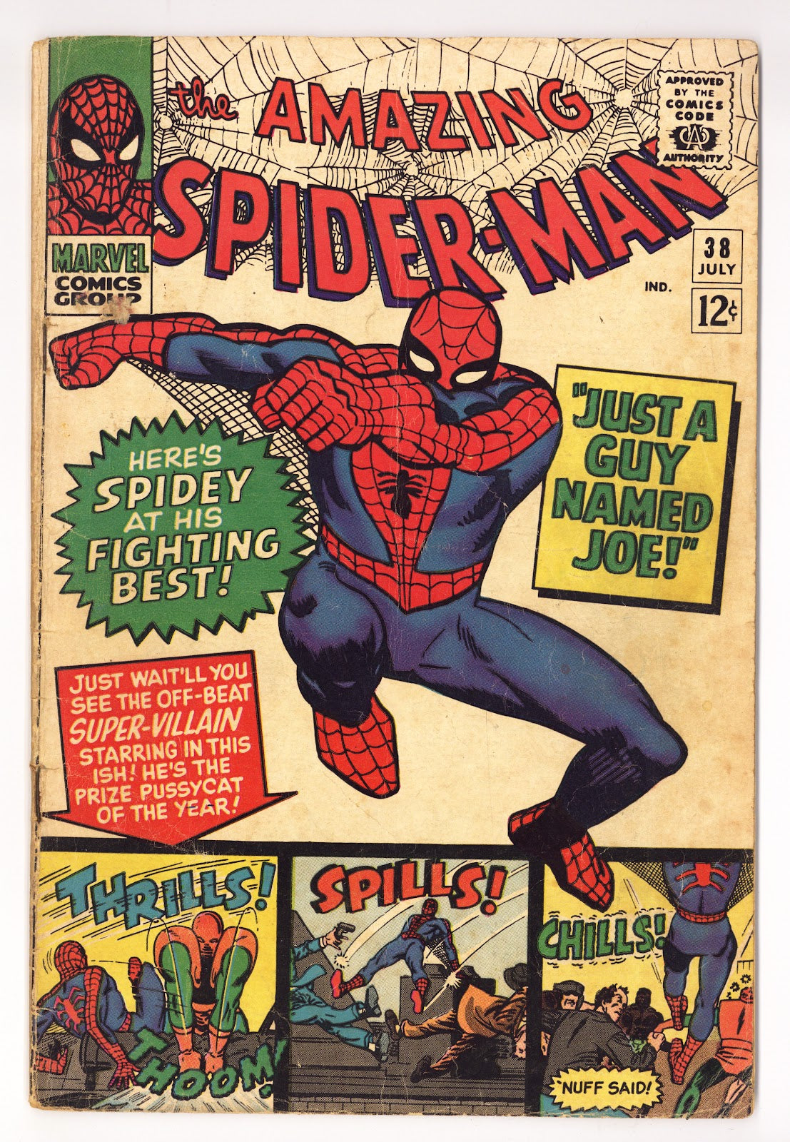 The Amazing Spider-Man Vol 1 38 VG- (3.5) (1966) 