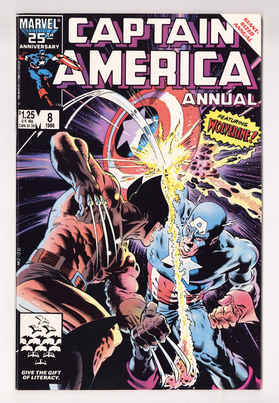 Captain America Annual Vol 1 8 VF+ (8.5) (1986) 