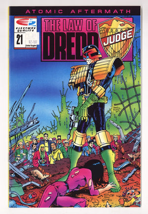 The Law of Dredd   21  Mid Grade   (1990)