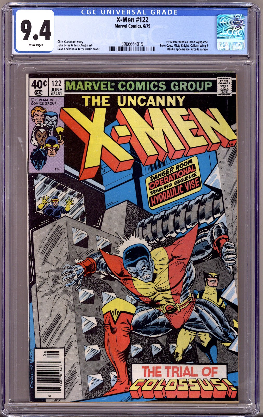 The X-Men Vol 1 122 CGC 9.4 (NM) (1979) Newsstand 