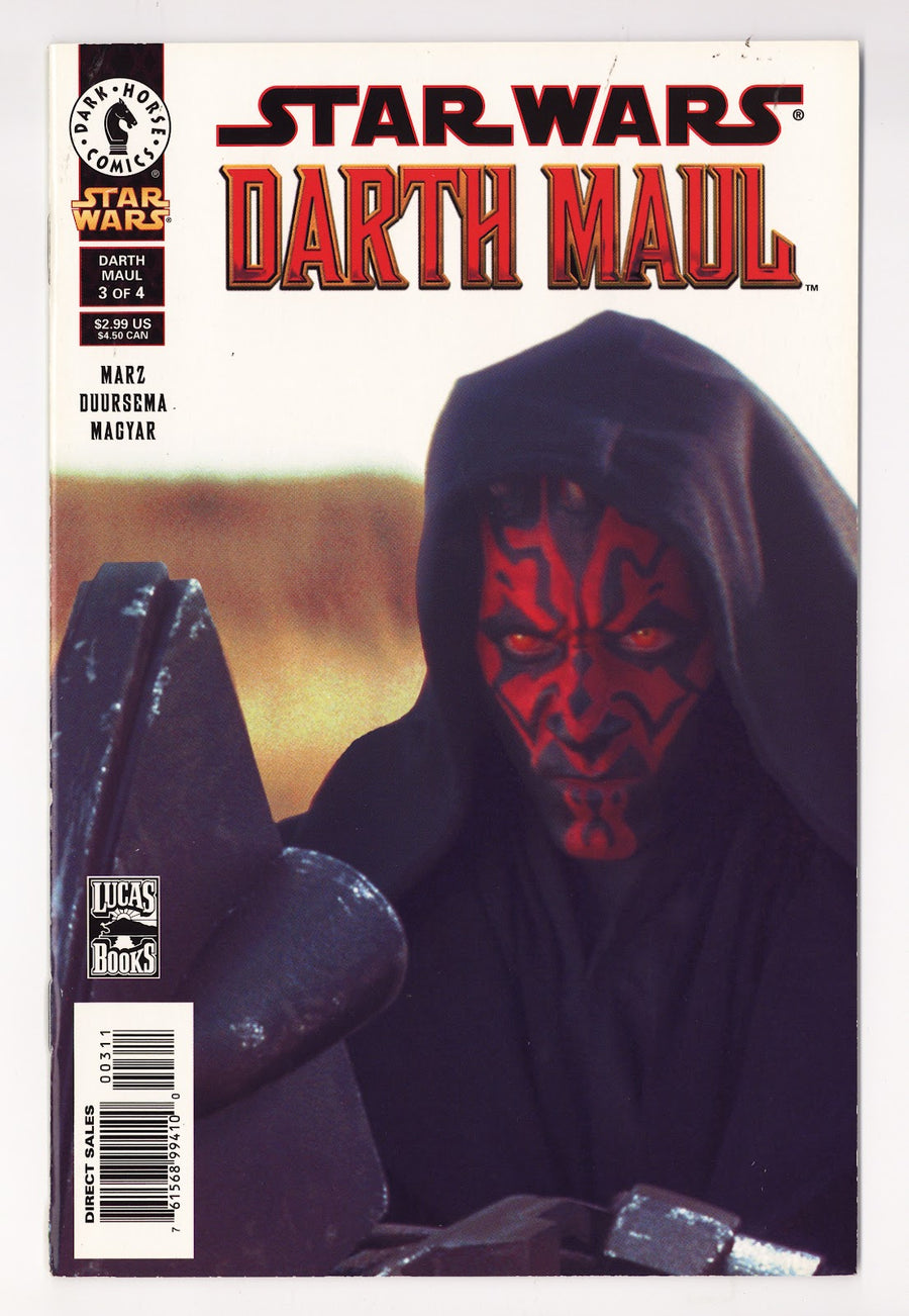 Star Wars: Darth Maul Vol 1 3  VF+ (8.5)   (2000) Photo  Variant  