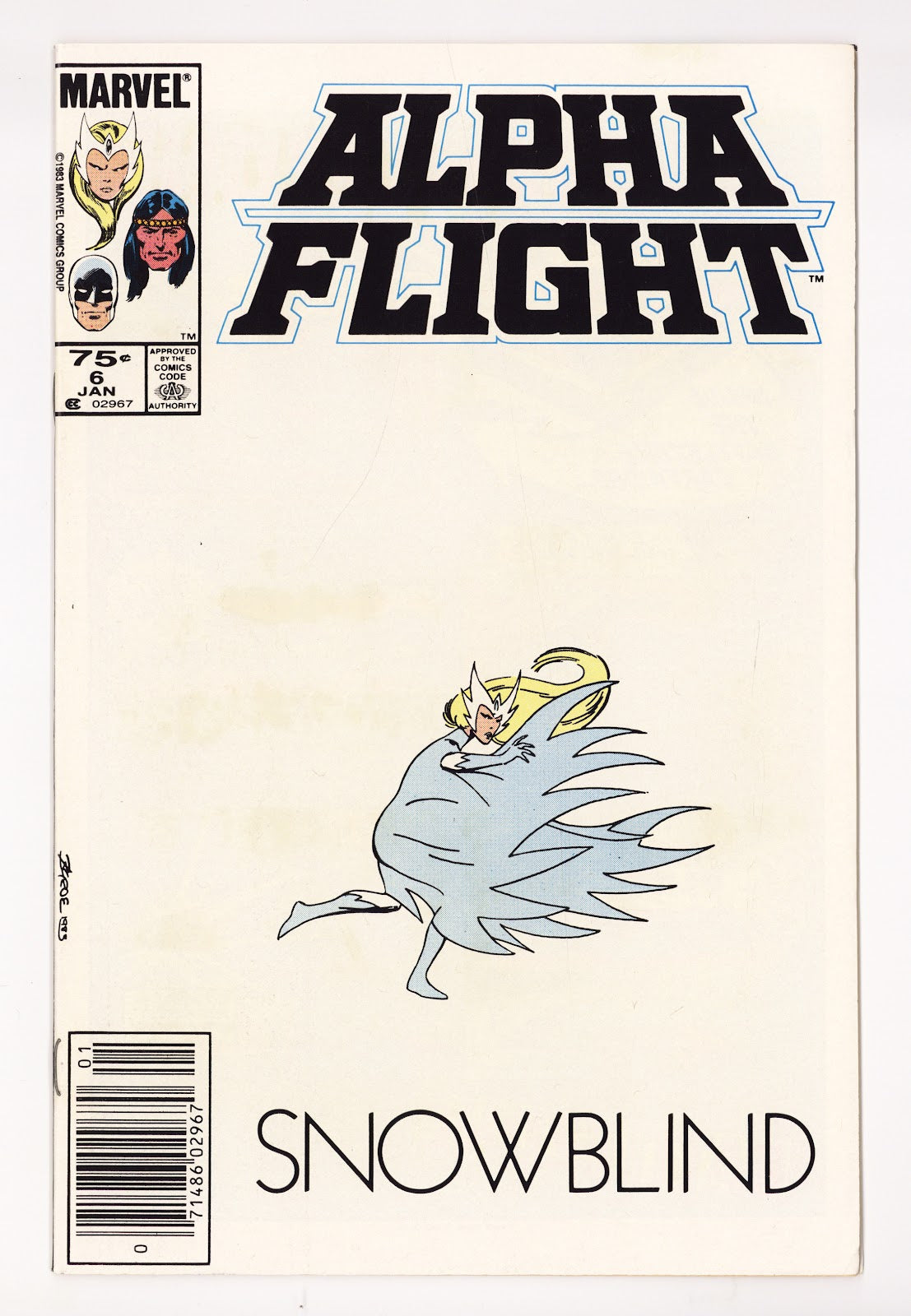 Alpha Flight Vol 1 6 VF (8.0) (1984) Canadian Price Variant 