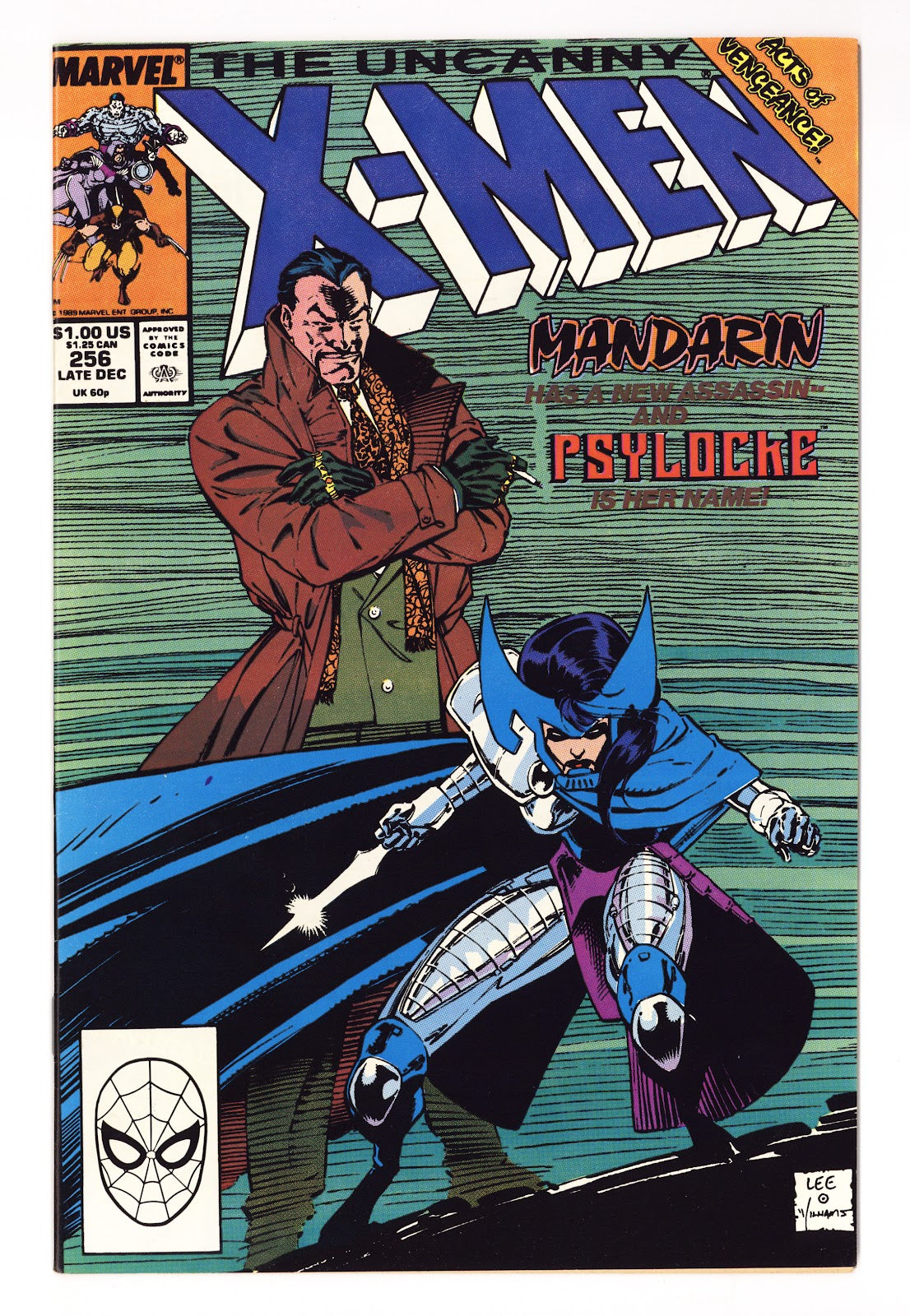 The Uncanny X-Men Vol 1 256  FN/VF (7.0)   (1989)     