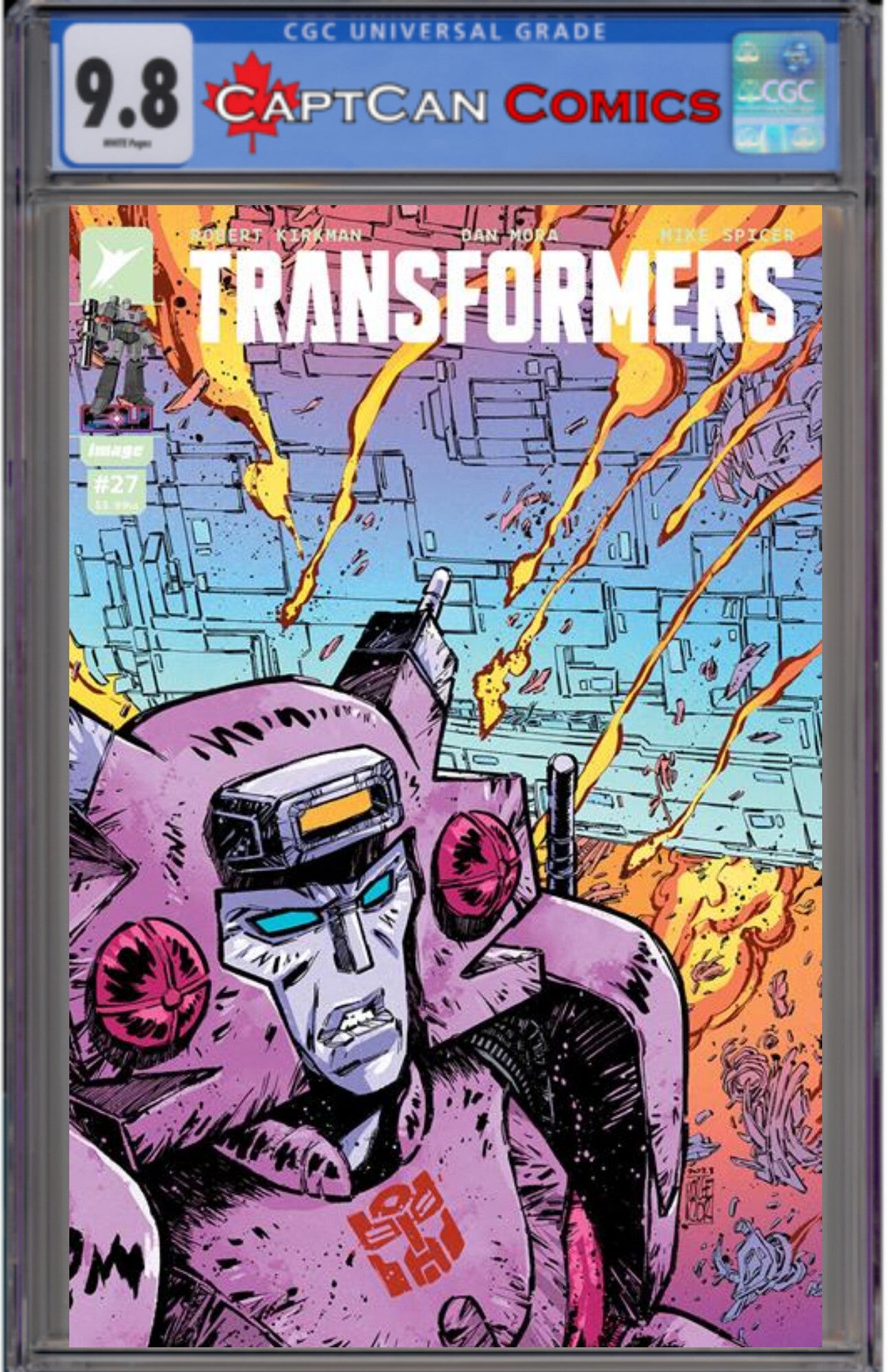 TRANSFORMERS #27 CVR C JORGE CORONA & MIKE SPICER CONNECTING VAR