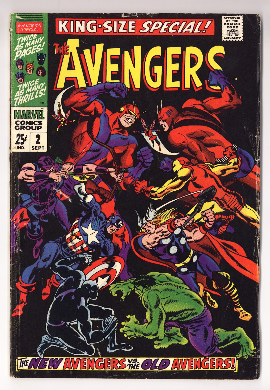 The Avengers Annual Vol 1 2 VG- (3.5) (1968) 