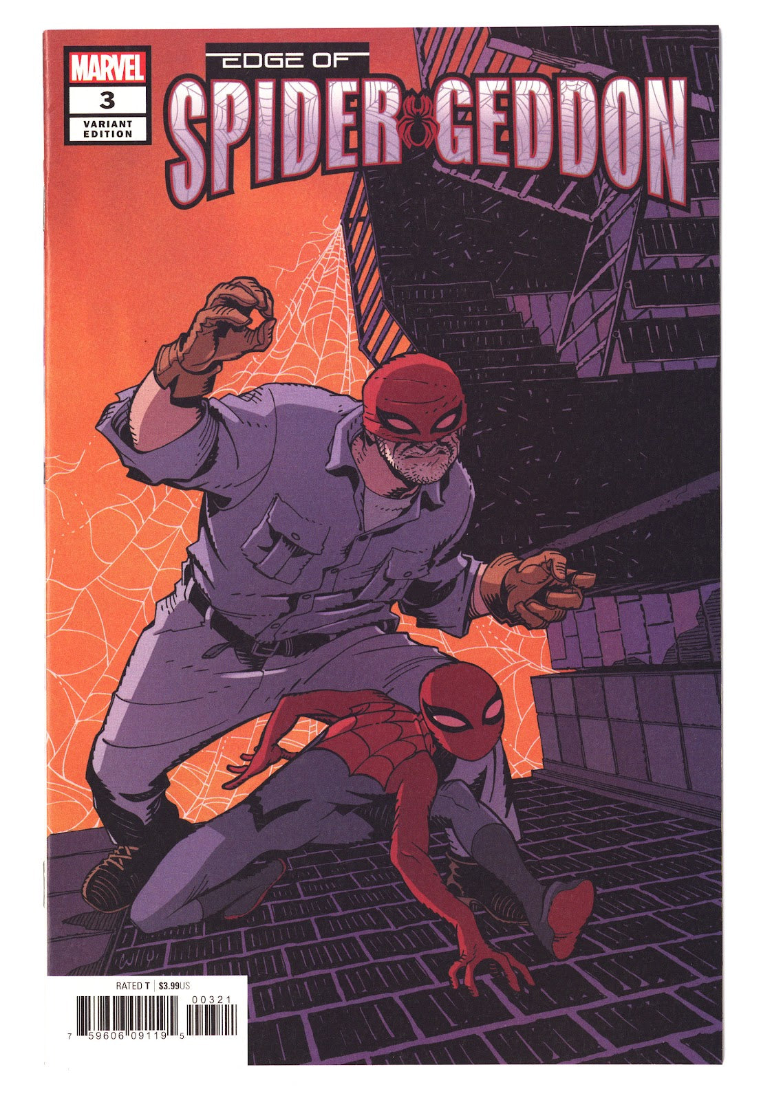 Edge of Spider-Geddon   3  High Grade   (2018) Hamner   Variant  