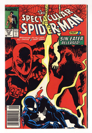 The Spectacular Spider-Man Vol 1 134  Mid Grade   (1988)   Newsstand