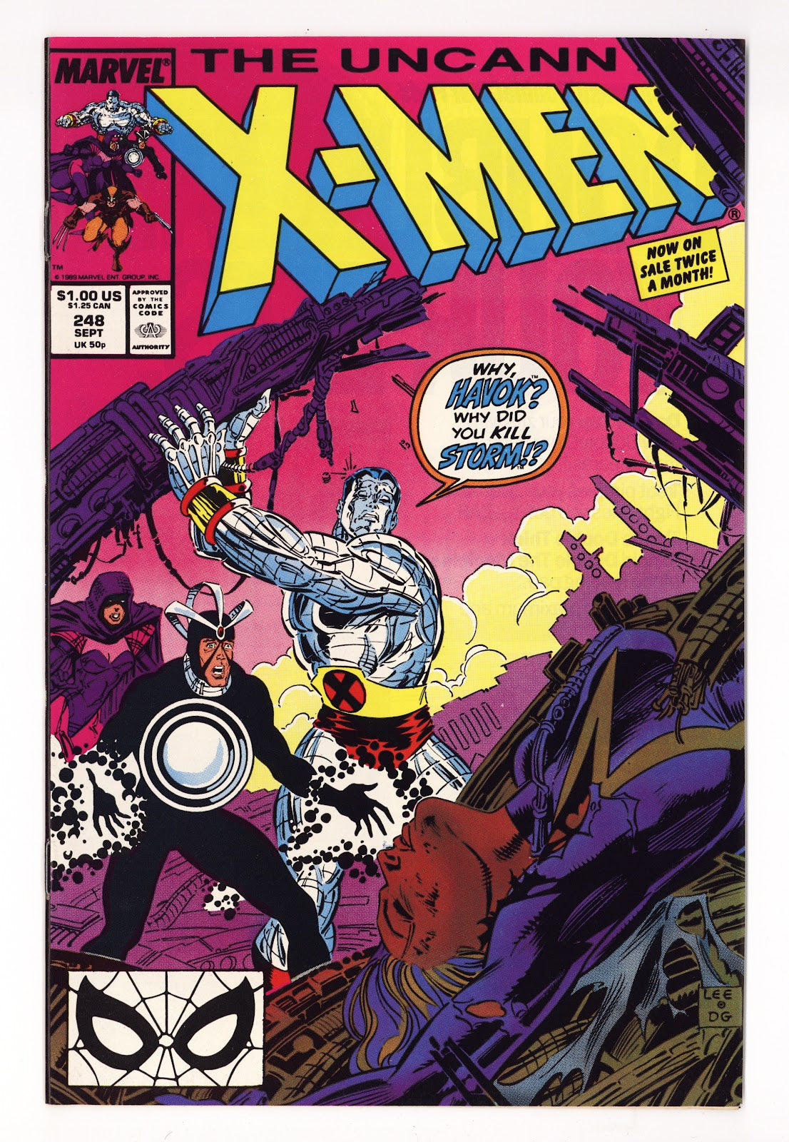The Uncanny X-Men Vol 1 248  VF+ (8.5)   (1989)