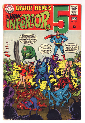 The Inferior Five   10  VG- (3.5)   (1968)