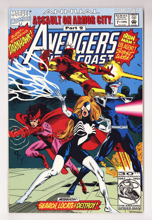 Avengers West Coast Annual Vol 2 7  High Grade   (1992)   Direct