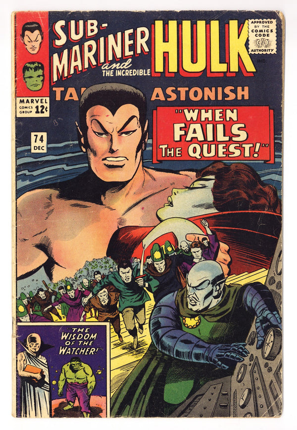 Tales to Astonish Vol 1 74  VG+ (4.5)   (1965)