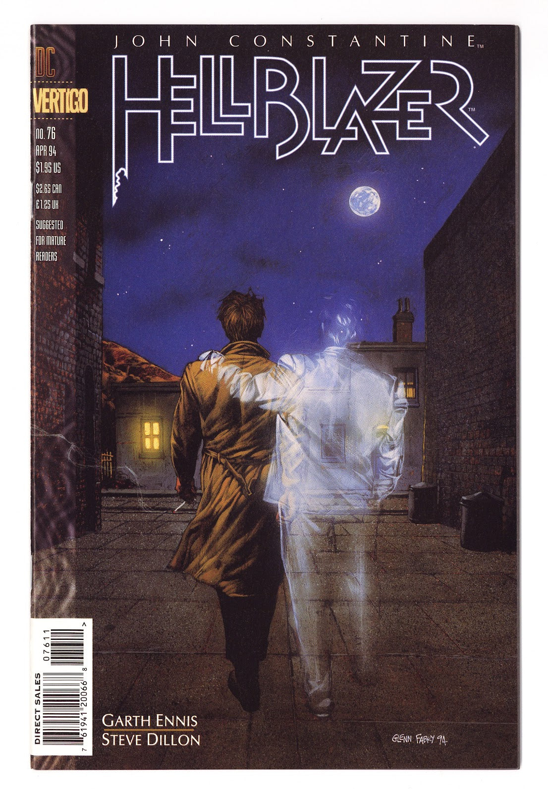 Hellblazer Vol 1 76  High Grade   (1994)