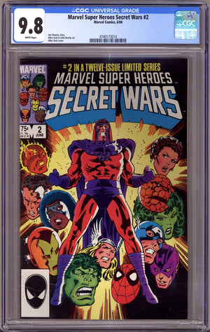 Marvel Super-Heroes Secret Wars 2 CGC 9.8 (NM/M) (1984)