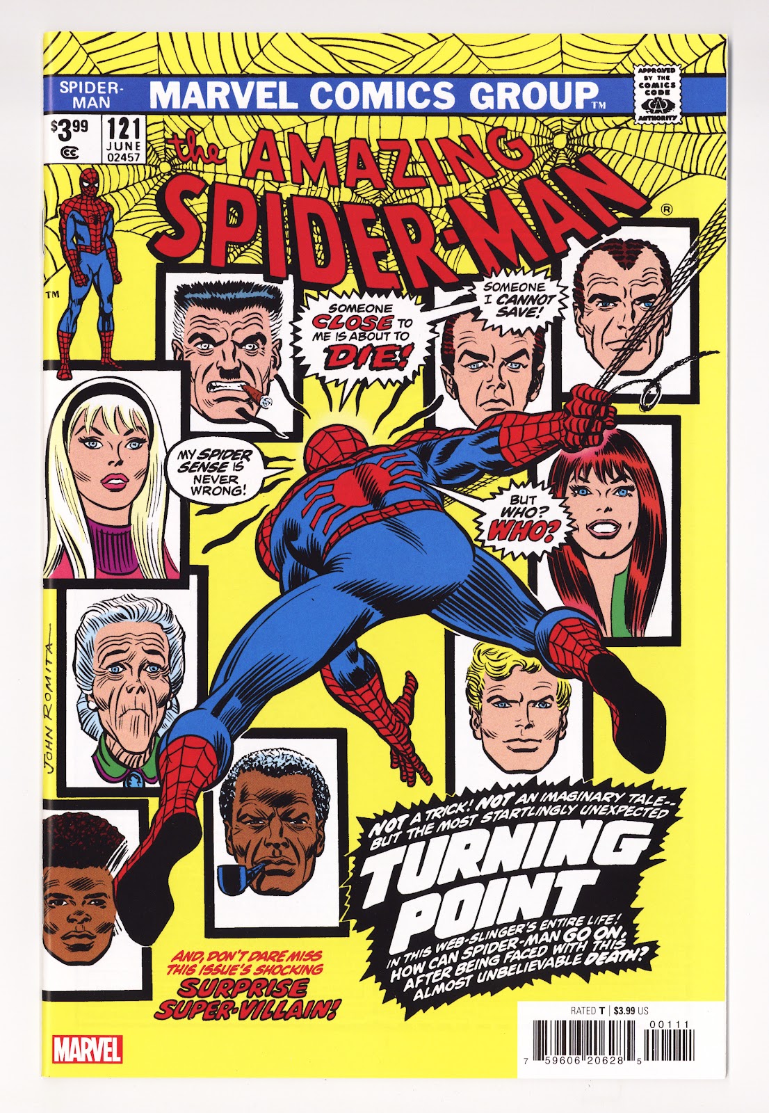 Amazing Spider-Man No. 121 Facsimile Edition [nn] High Grade (2023) 