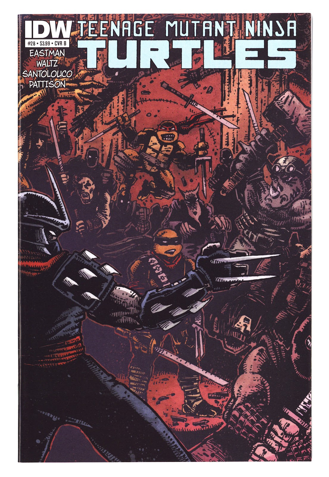 Teenage Mutant Ninja Turtles Vol 5 28 High Grade (2013) Eastman Variant 