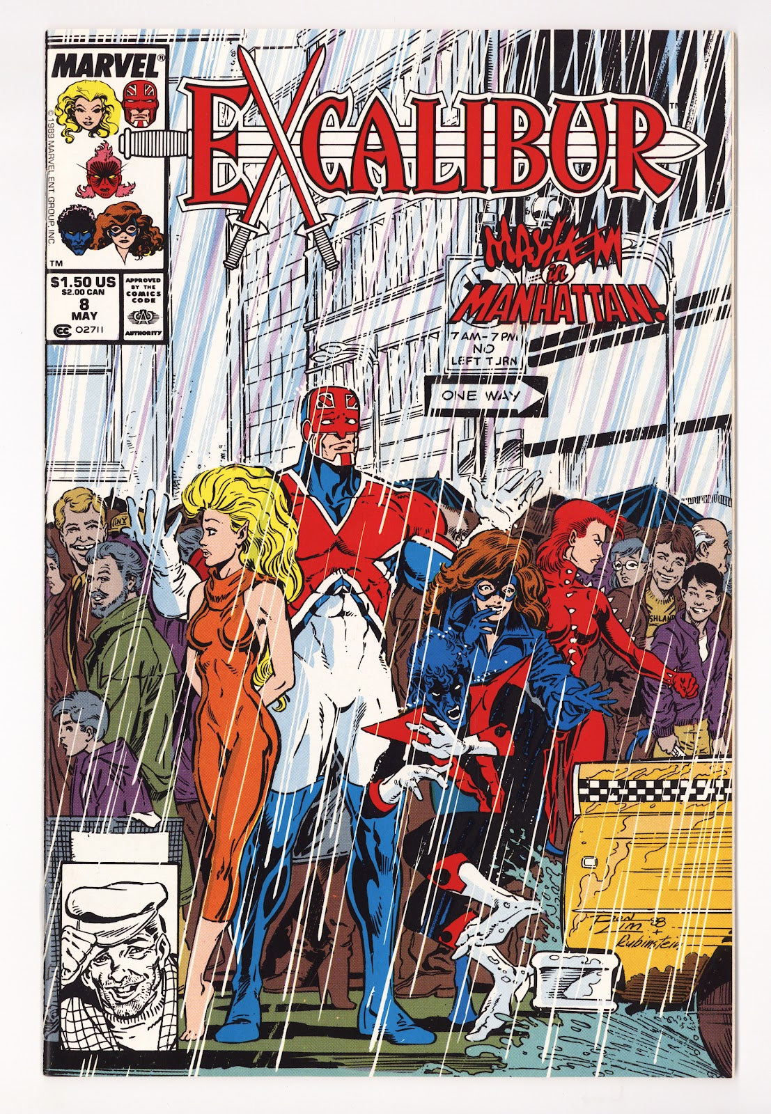 Excalibur Vol 1 8 High Grade (1989) 