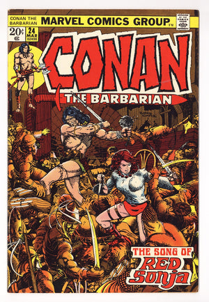 Conan the Barbarian Vol 1 24 FN/VF (7.0) (1973)