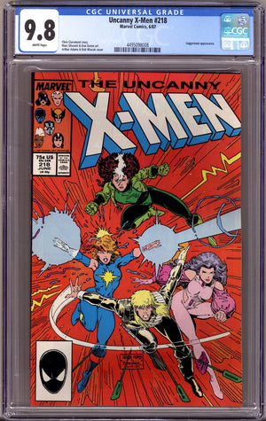 The Uncanny X-Men Vol 1 218 CGC 9.8 (NM/M)   (1987)
