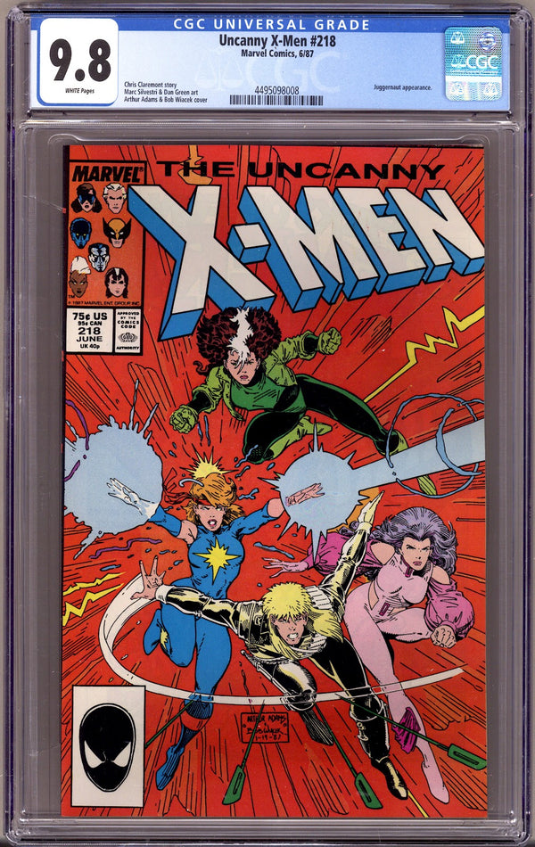 The Uncanny X-Men Vol 1 218 CGC 9.8 (NM/M)   (1987)