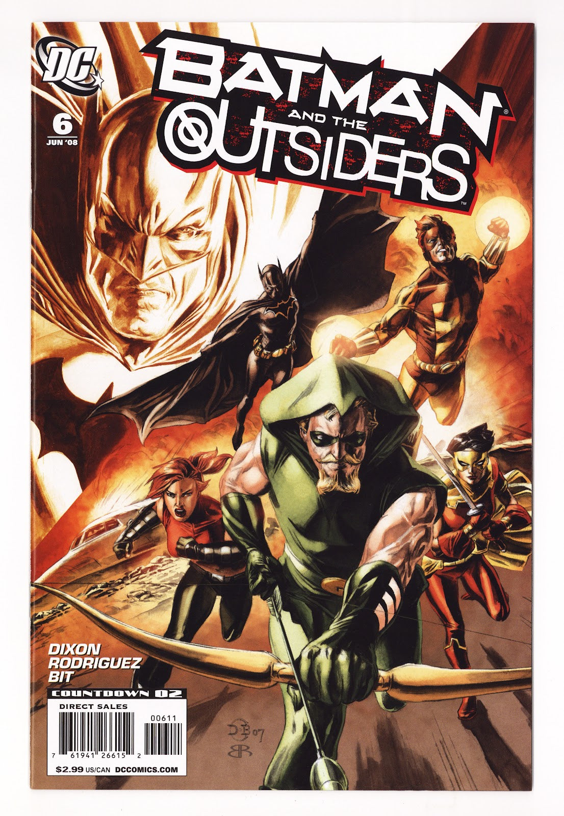 Batman and the Outsiders Vol 1 6  High Grade   (2008)     