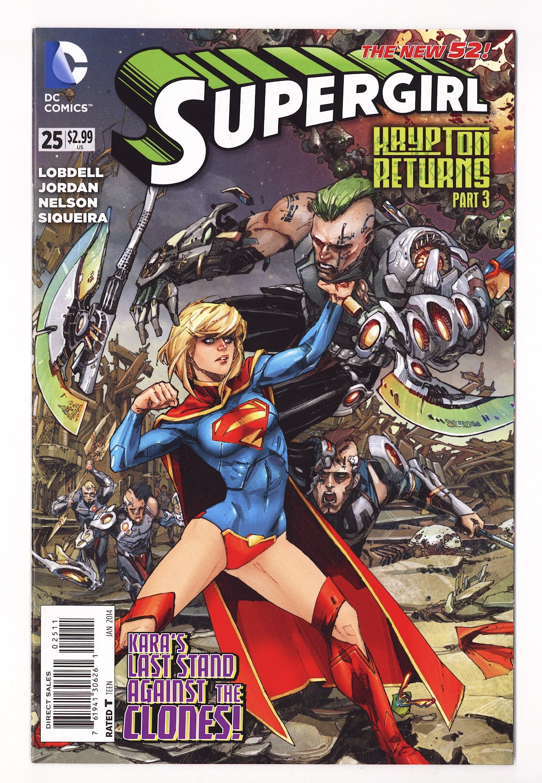 Supergirl Vol 6 25  High Grade   (2014)   Direct Sales  