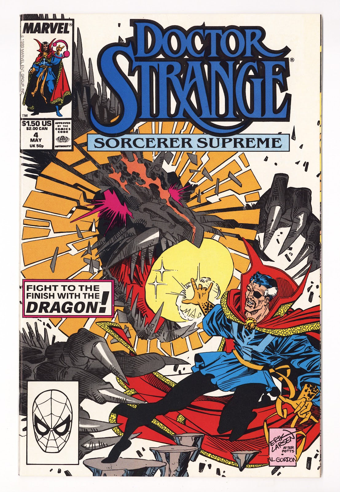 Doctor Strange, Sorcerer Supreme Vol 1 4  High Grade   (1989)     