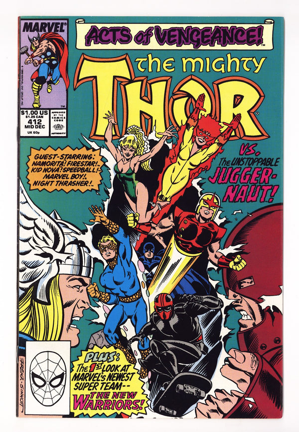 Thor Vol 1 412 VF- (7.5) (1989)
