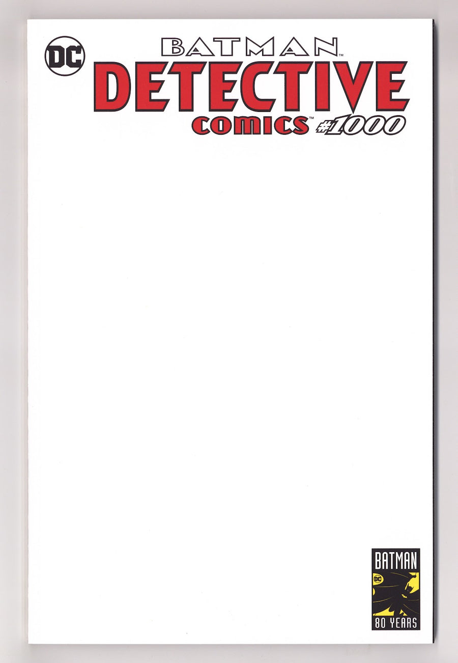 Detective Comics Vol 3 1000  High Grade   (2019) Sketch Blank Blank Sketch Variant Cover