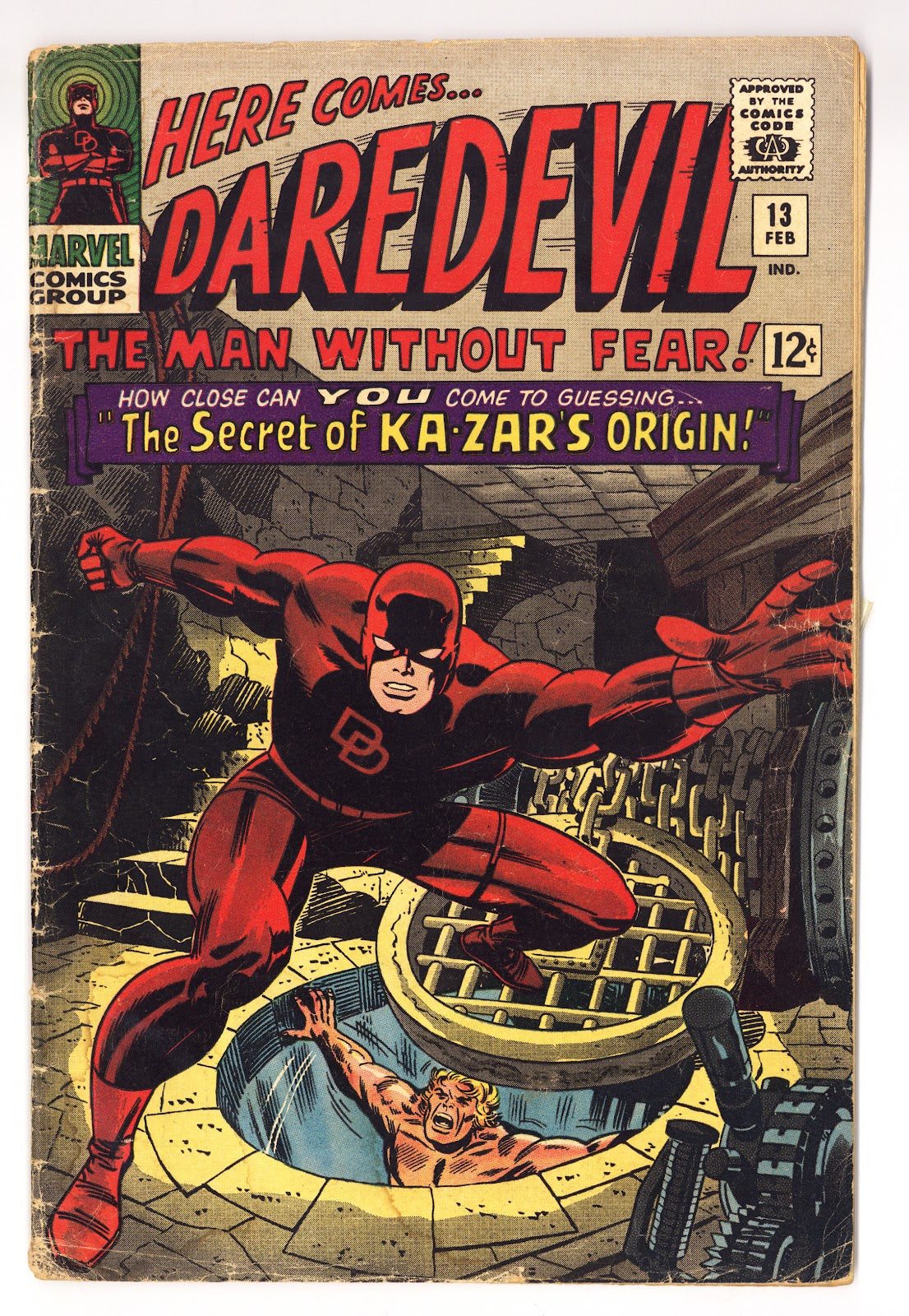 Daredevil Vol 1 13  VG- (3.5)   (1966)