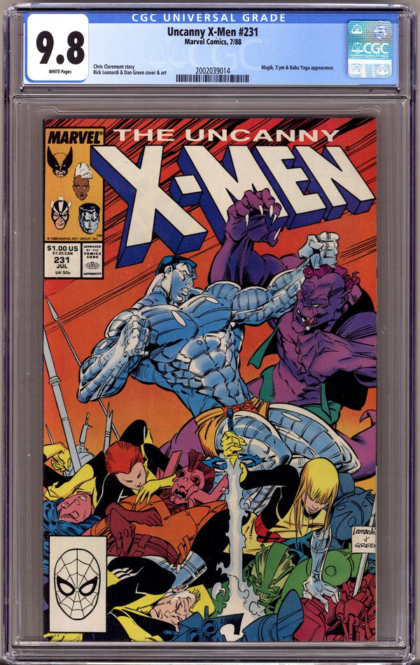 The Uncanny X-Men Vol 1 231 CGC 9.8 (NM/M)   (1988)