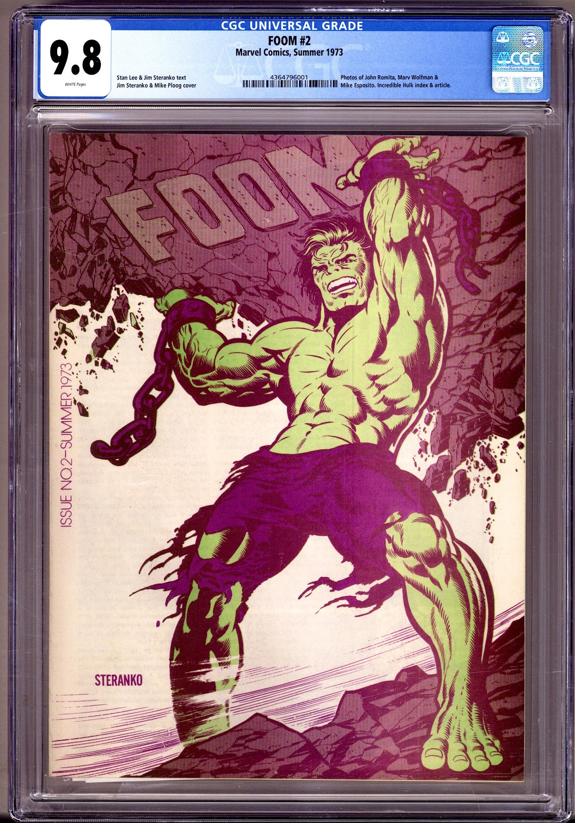 FOOM Magazine   2 CGC 9.8 (NM/M)   (1973)     