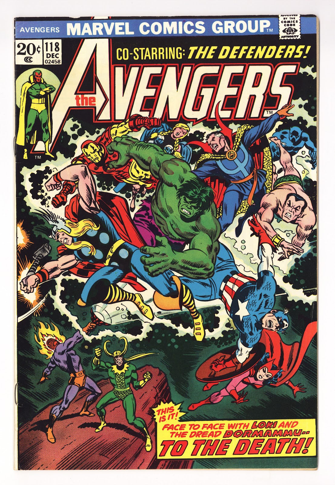 The Avengers Vol 1 118 FN (6.0) (1973) 