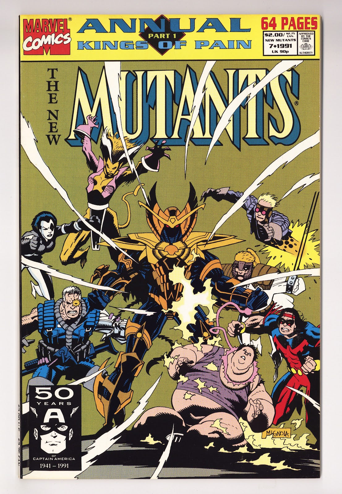 The New Mutants Annual Vol 1 7  Mid Grade   (1991)     
