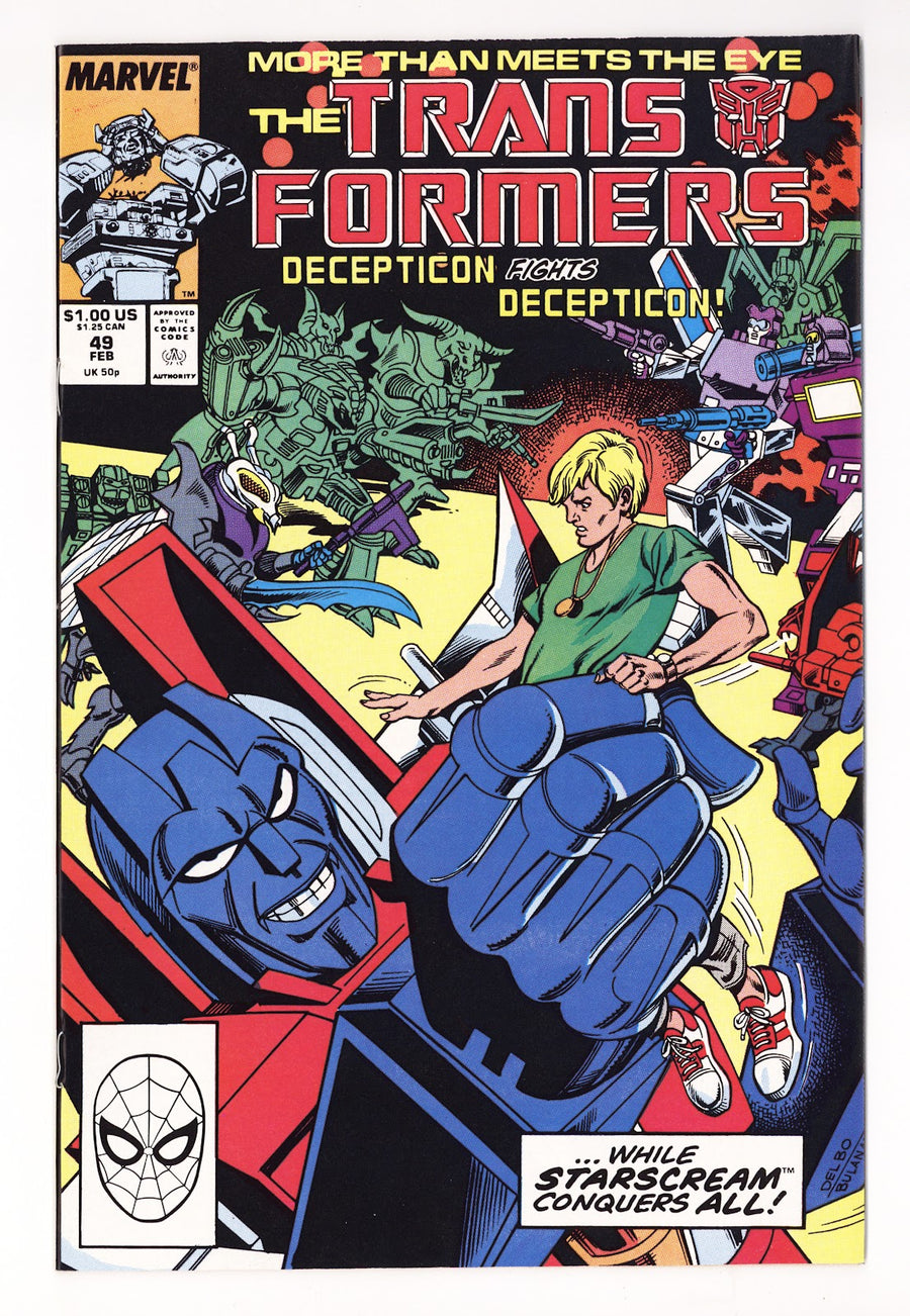 The Transformers Vol 1 49  VF/NM (9.0)   (1988)     