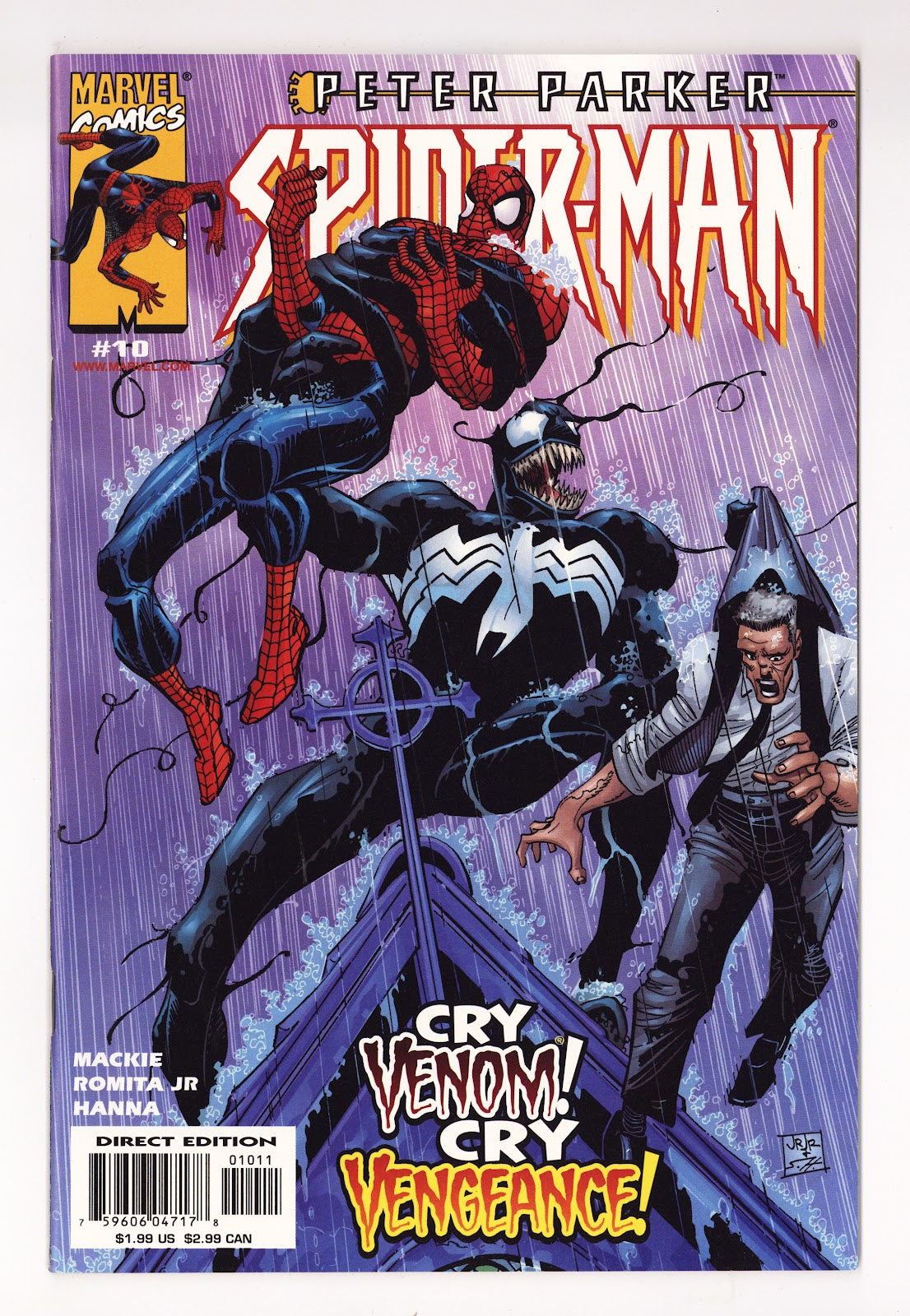 Peter Parker: Spider-Man 10 High Grade (1999) Direct Edition 