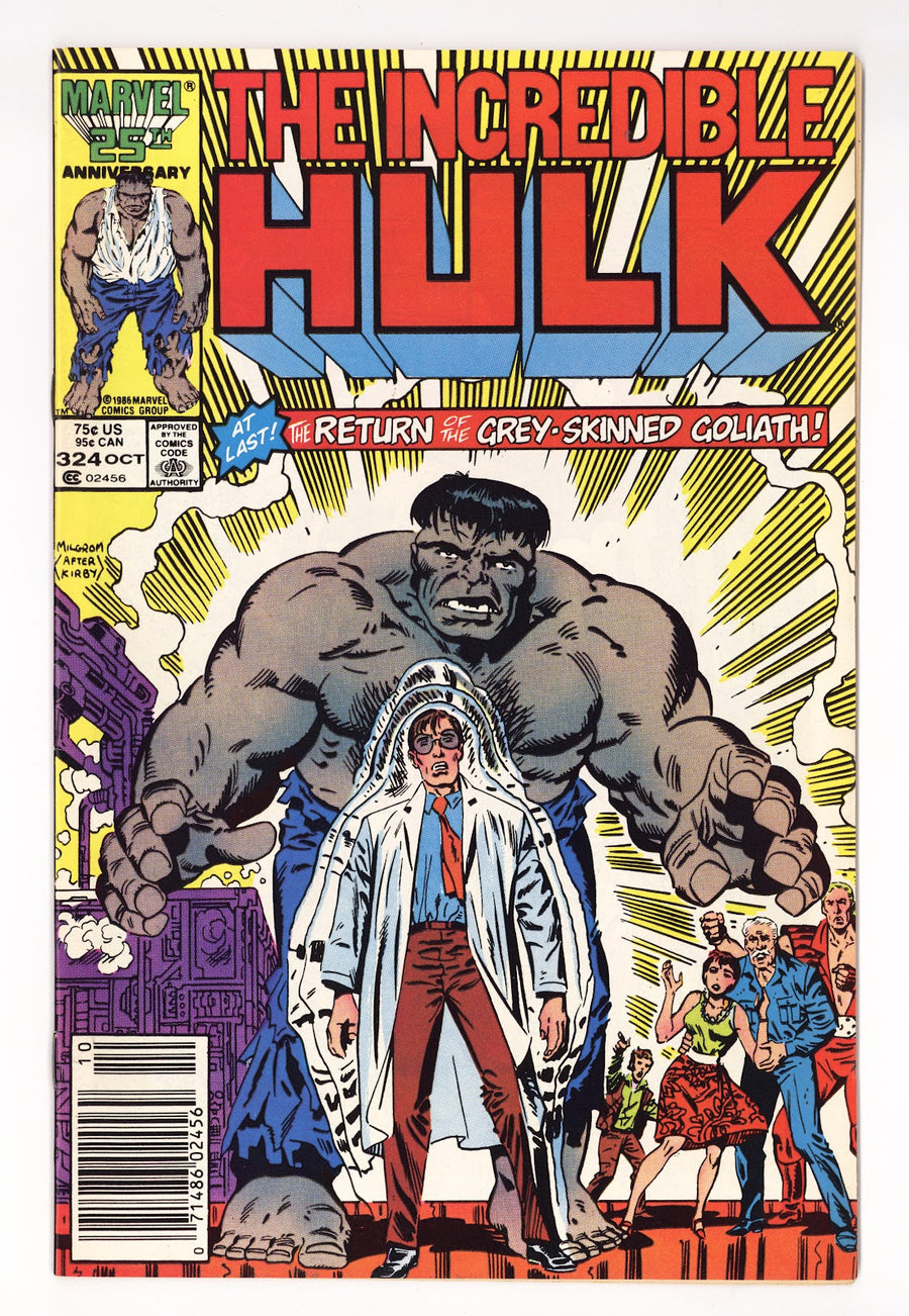 The Incredible Hulk Vol 1 324  FN/VF (7.0)   (1986)   Newsstand  