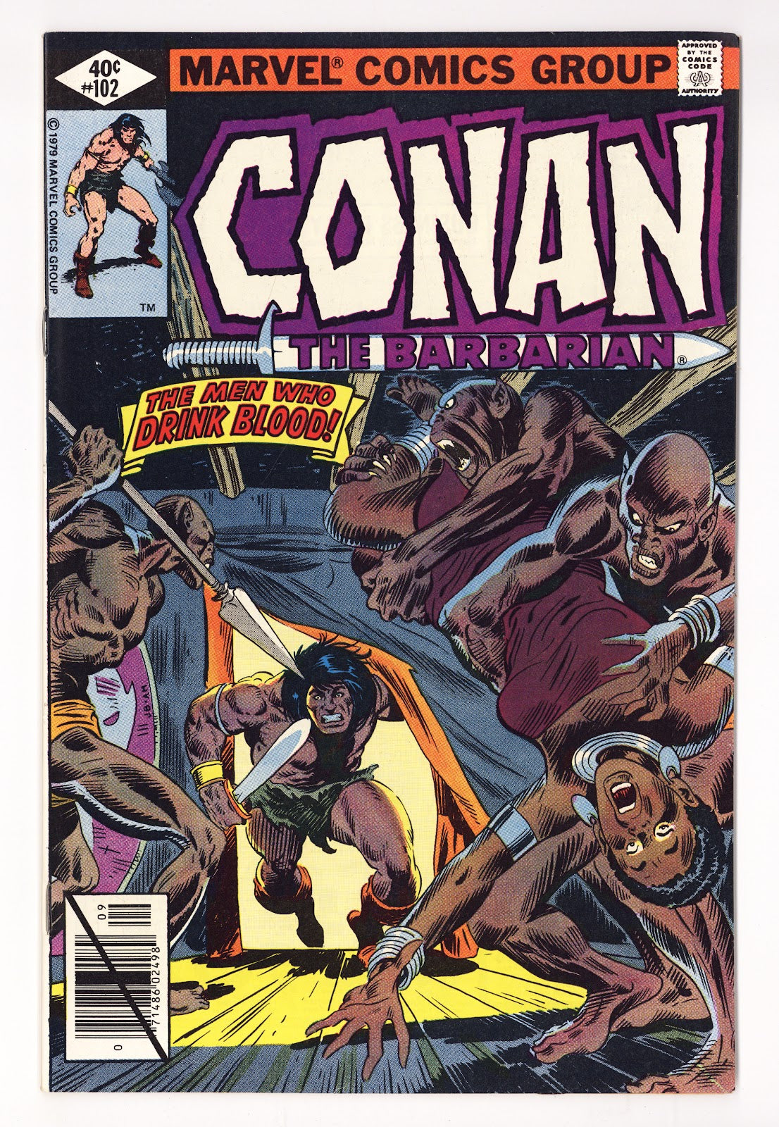 Conan the Barbarian Vol 1 102  High Grade   (1979)     