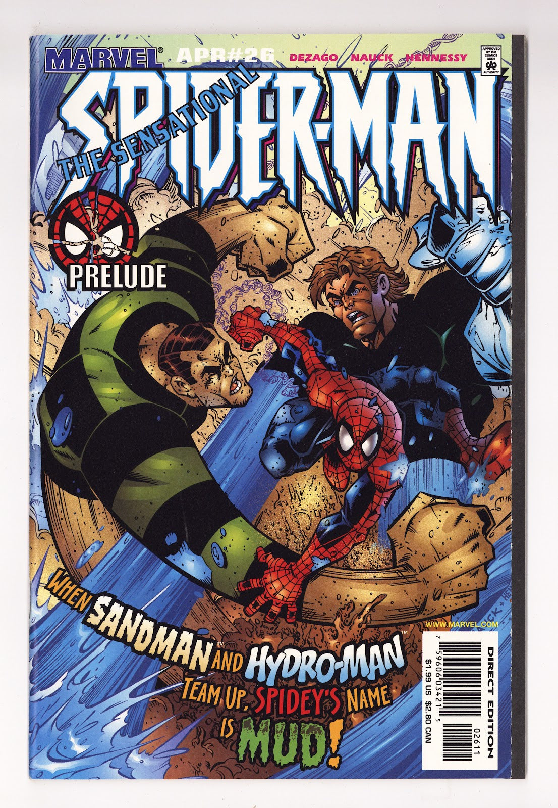 The Sensational Spider-Man Vol 1 26 High Grade (1998) Direct Edition 