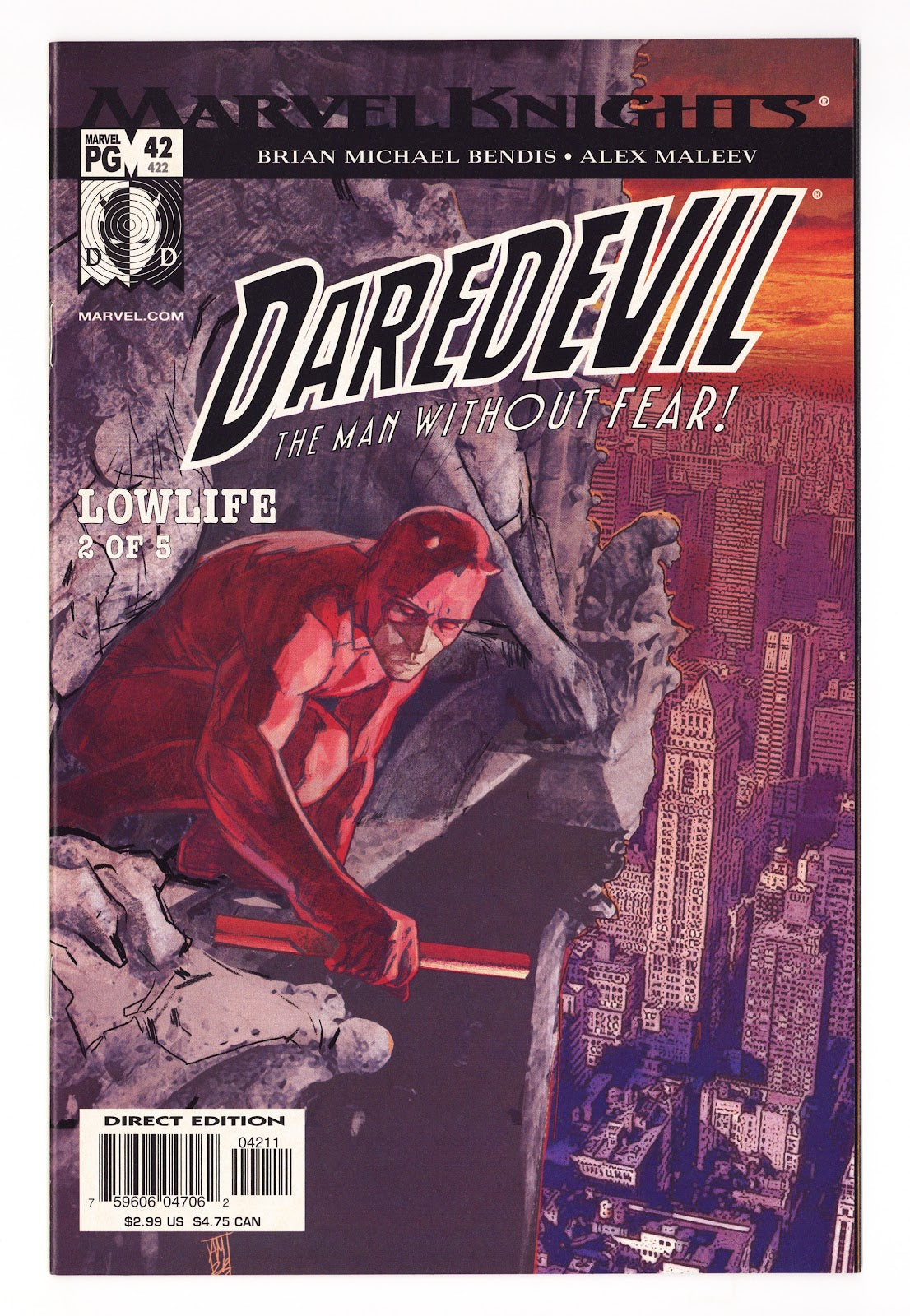 Daredevil Vol 2 42 (422)  High Grade   (2003)     