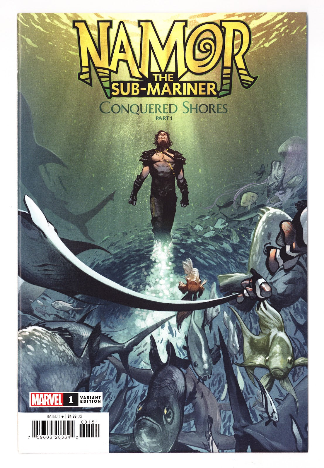 Namor: Conquered Shores 1 High Grade (2022) Larraz Variant 