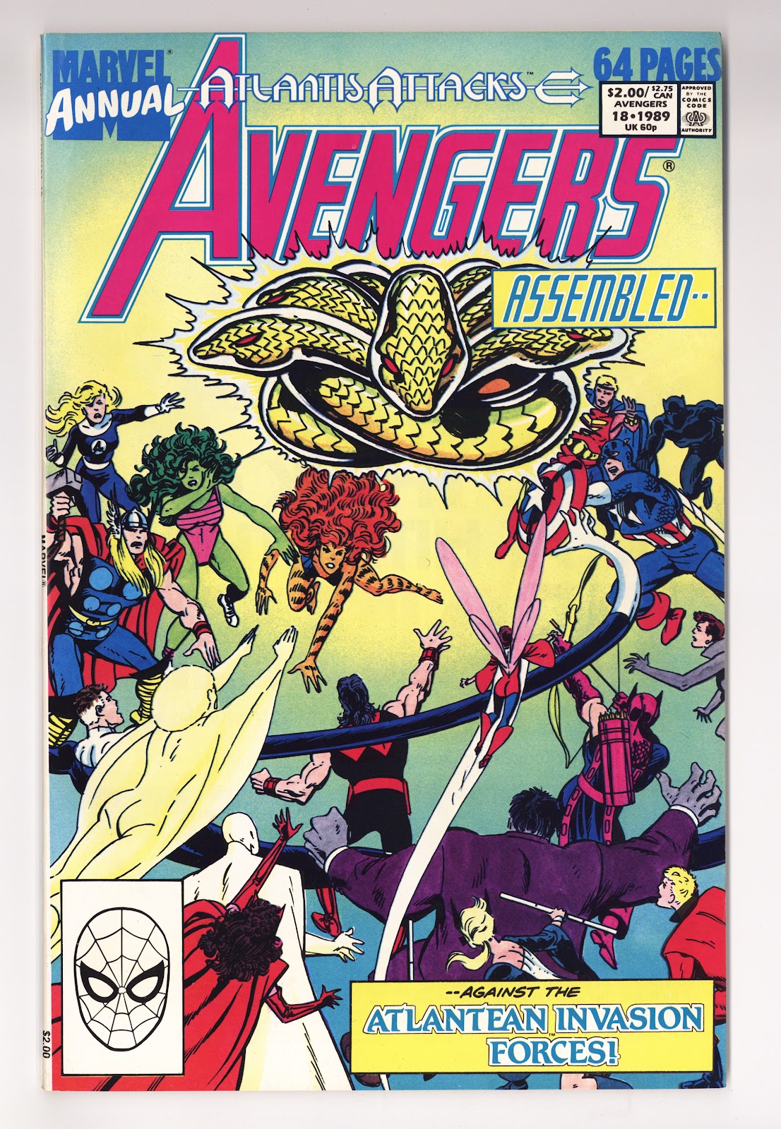 The Avengers Annual Vol 1 18 High Grade (1989) 