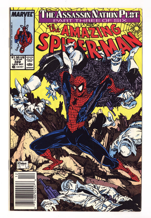 The Amazing Spider-Man Vol 1 322 VF- (7.5) (1989) Newsstand