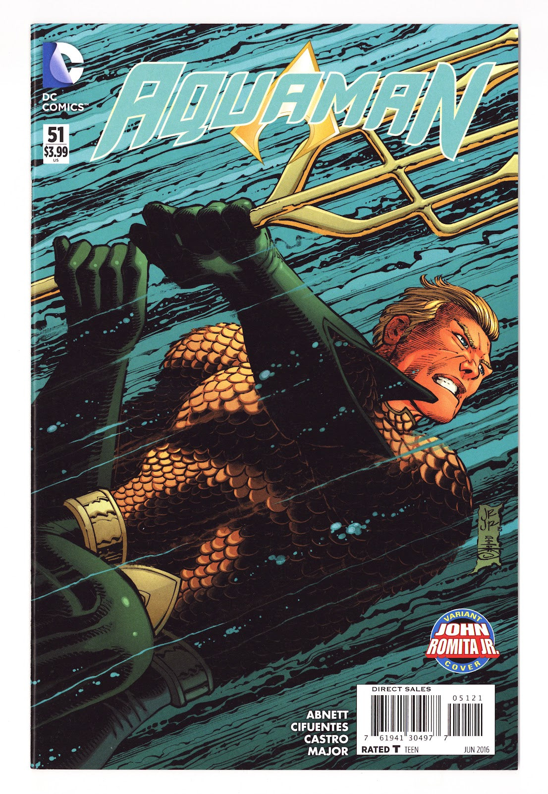 Aquaman Vol 7 51 High Grade (2016) Jr. Variant 