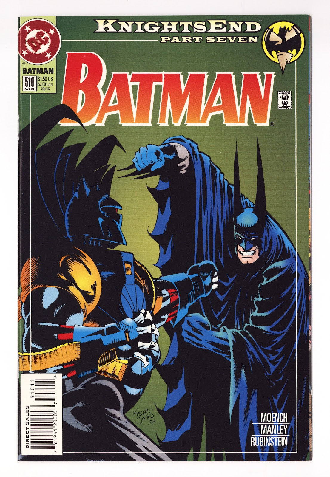 Batman Vol 1 510 High Grade (1994) Direct Sales 
